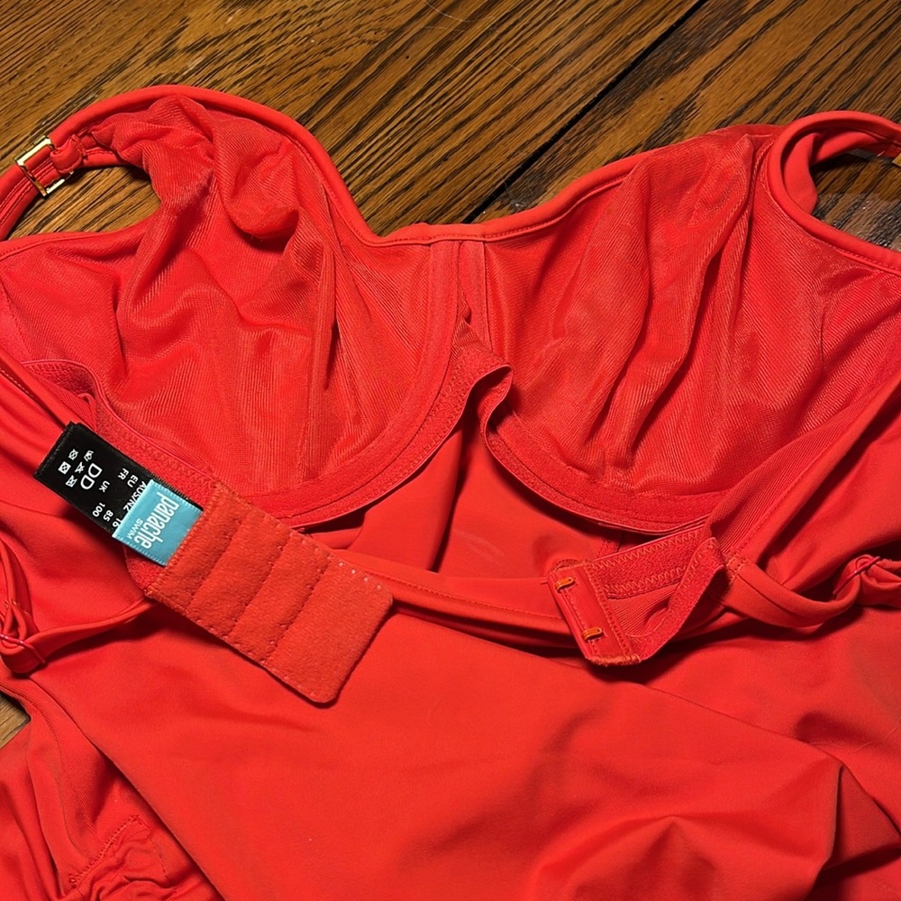 NWT Panache Anya Riva red tankini swim top READ - Picture 8 of 11